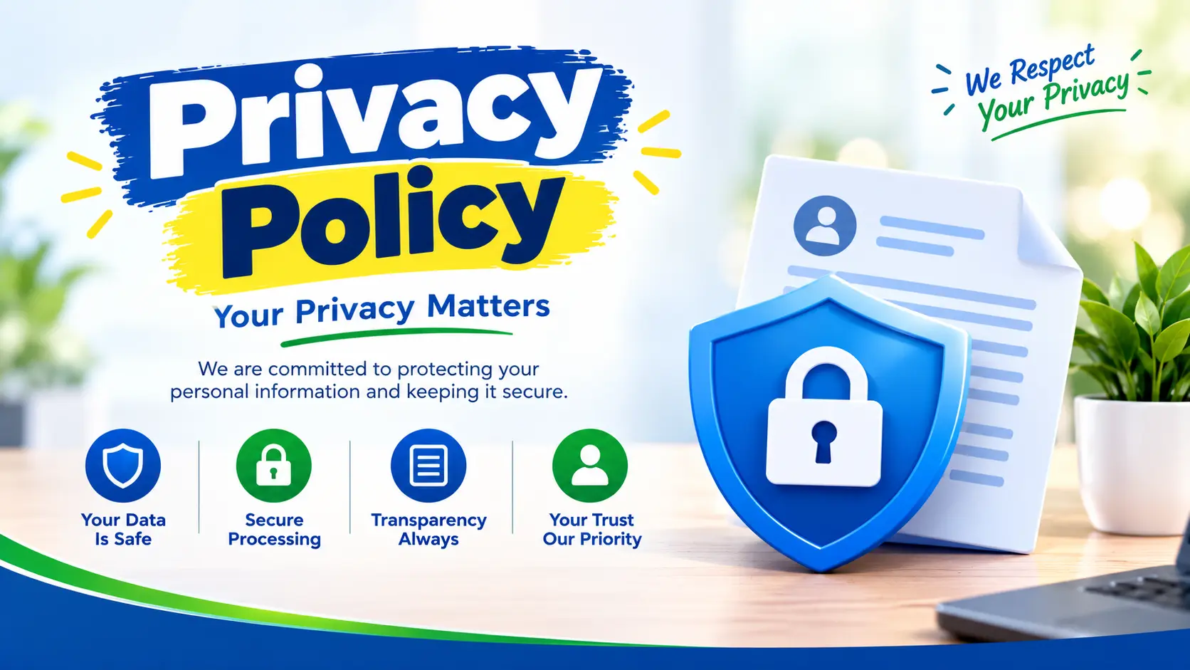 Morning Teer Privacy Policy Infographic